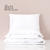 Colección Santorini - Satén blanco 300 hilos algodón peinado