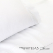 Colección Santorini - Satén blanco 300 hilos de algodón peinado
